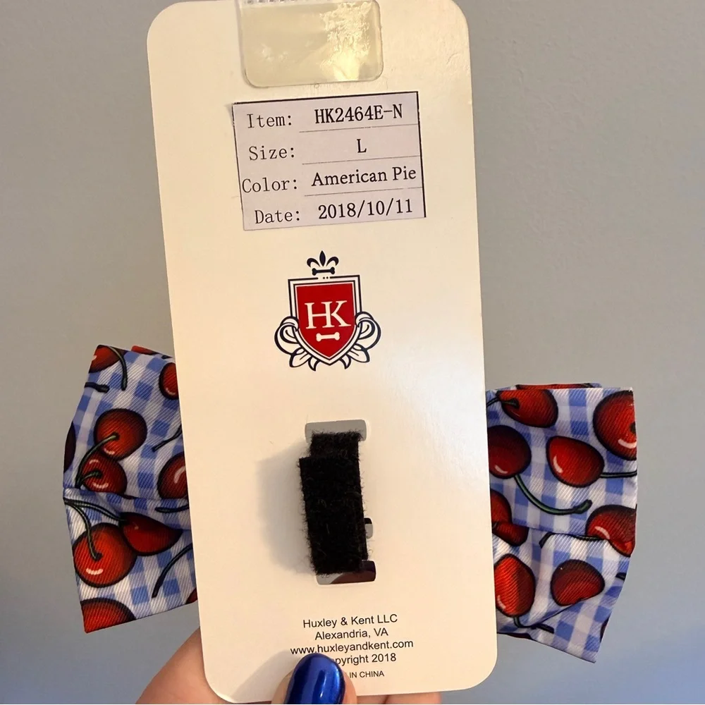 Huxley & Kent American Pie Bow Tie for Dogs